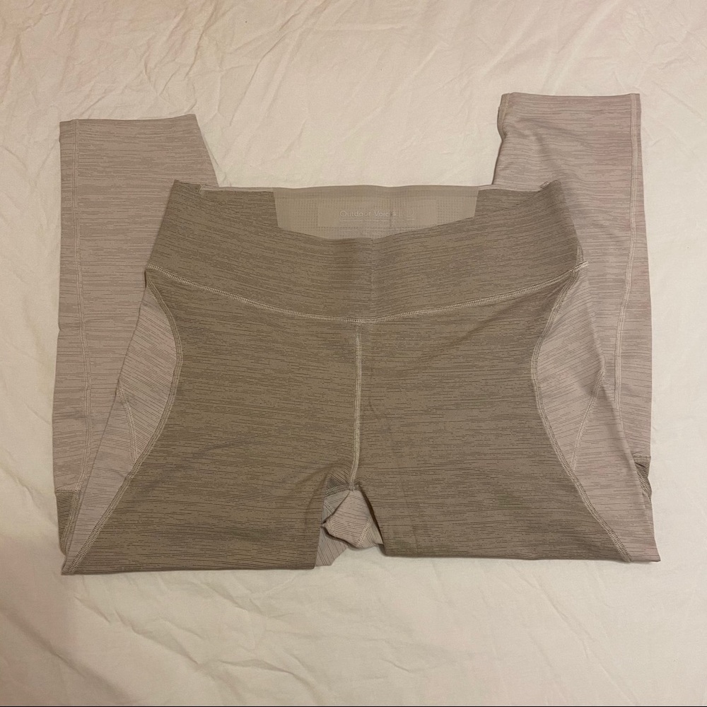 Outdoor Voices Techsweat 3/4 Two Tone Leggings XL